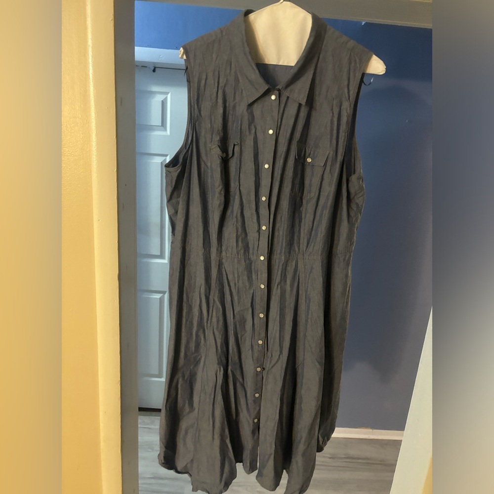 EUC denim dress